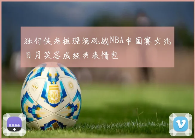 独行侠老板现场观战NBA中国赛女兆日月笑容成经典表情包